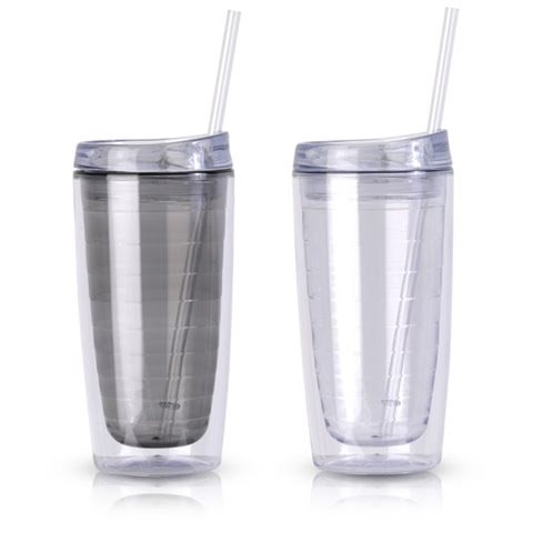 כוס עם קש דגם פרימיום