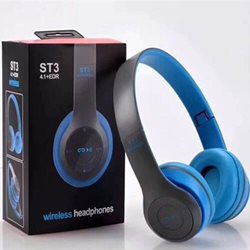 אוזניות בצבע תכלת