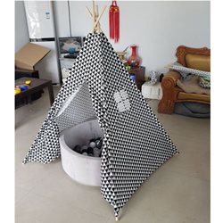 אוהל טיפי אינדיאני ביתי לילדים בצבעים שונים