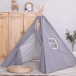 אוהל טיפי אינדיאני ביתי לילדים בצבעים שונים