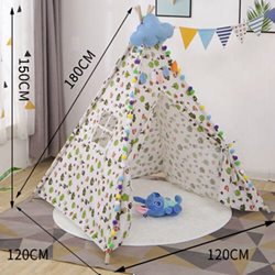 אוהל טיפי אינדיאני ביתי לילדים בצבעים שונים
