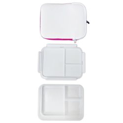 תיק משולב עם קופסת אוכל