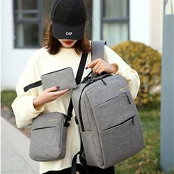 סט 3 תיקי גב