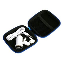 סט אוזניות ומטען