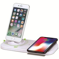 מטען אלחוטי 5W משולב עם מעמד