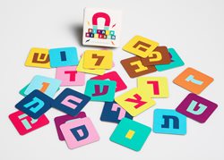 מארז מגנטים אותיות לילדים ממותג