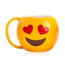 ספל מעוצב אמוג’י לב