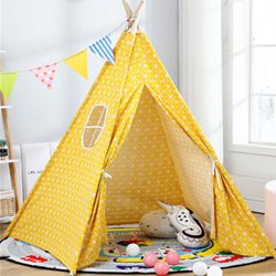 אוהל טיפי אינדיאני ביתי לילדים בצבעים שונים