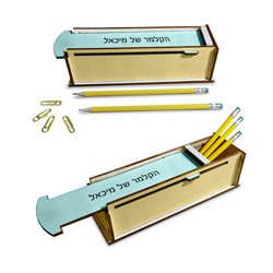 קלמר עץ ממותג לילדים