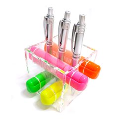 קוביית מרקרים ועטים ממותגת