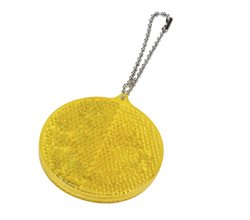 מחזיק מפתחות בצורת עיגול מחזיר אור